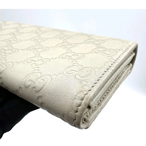 Gucci White Leather Wallet - Picture 8 of 14